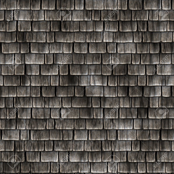 Wood Shingles Seamless Texture Tile