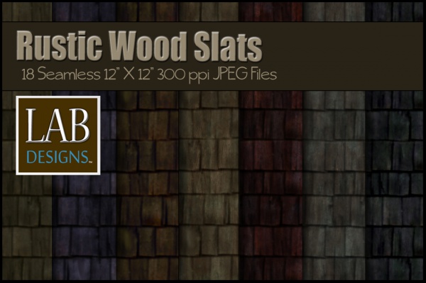 Wood Slat Roof Textures