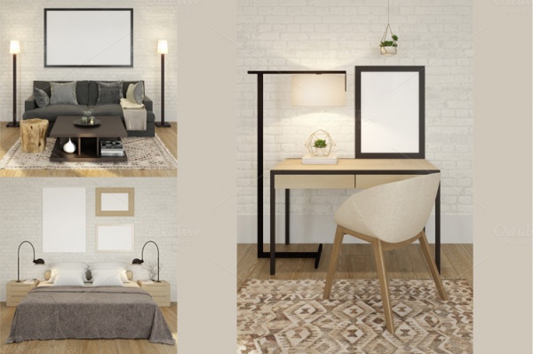 Download FREE 20+ Interior Mockups in PSD | InDesign | AI