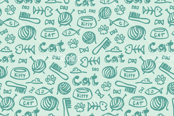 cat stuff pattern
