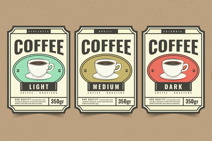 coffee label Design