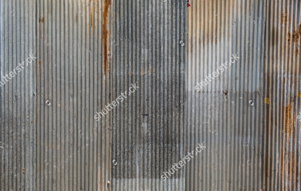 corrugated iron metal texture