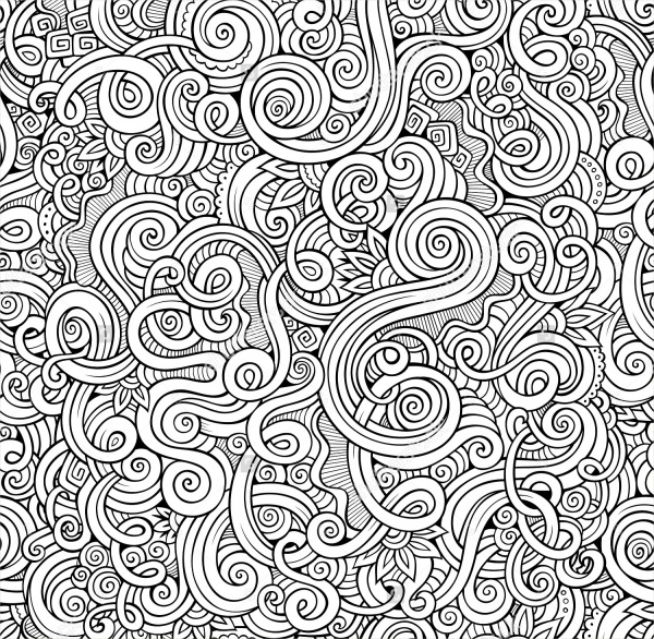 doodle nature ornamental curl Pattern