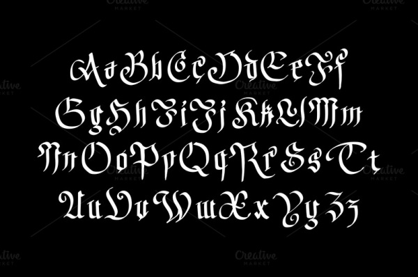 fantasy Gothic Style Font
