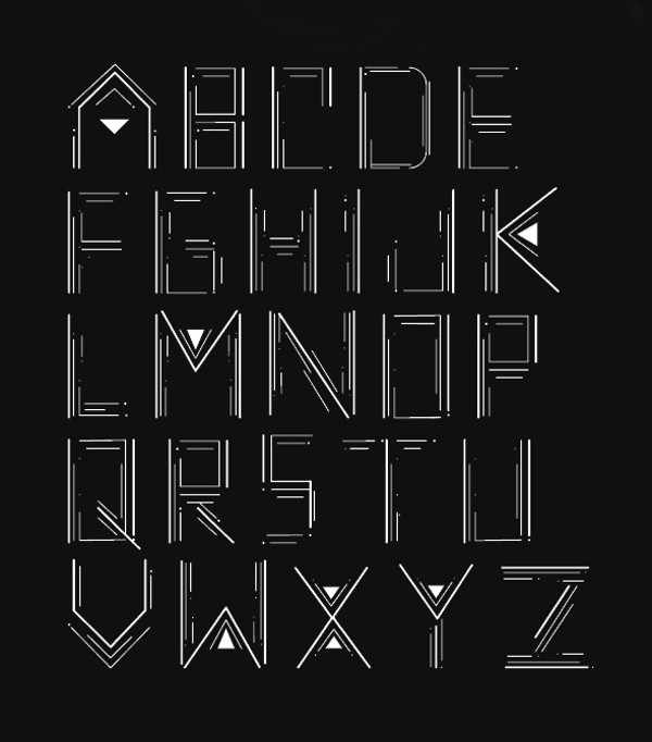 Geometry font