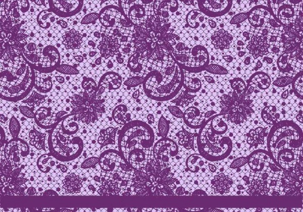 ornamental Vector Purple Lace Texture