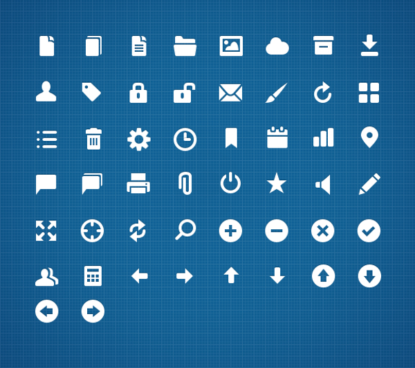 web Ui app icons