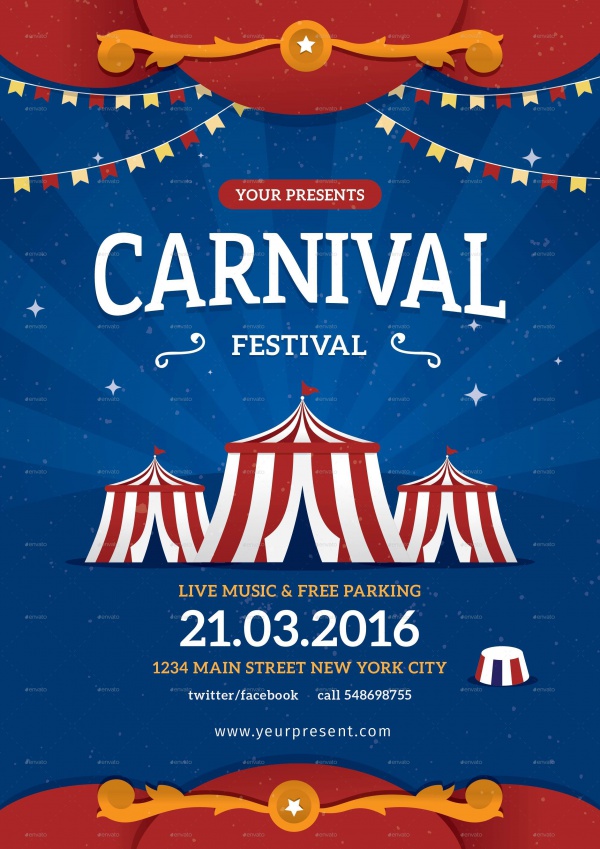 Arcade Carnival Festival Flyer 
