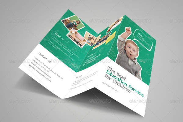 Kindergarten Half Fold Brochure