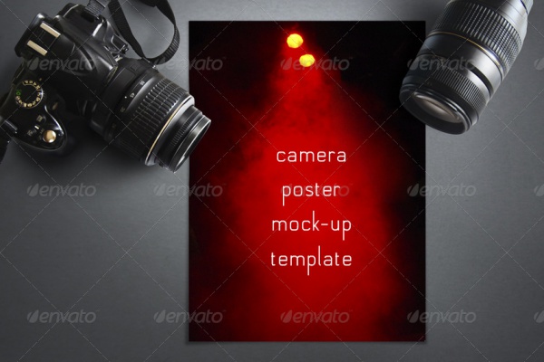 Abstract Camera Poster Mock-up