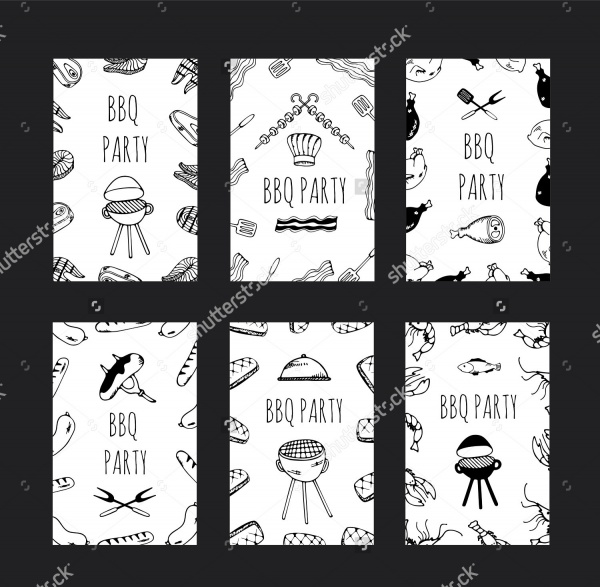 Barbecue party invitation Brochure