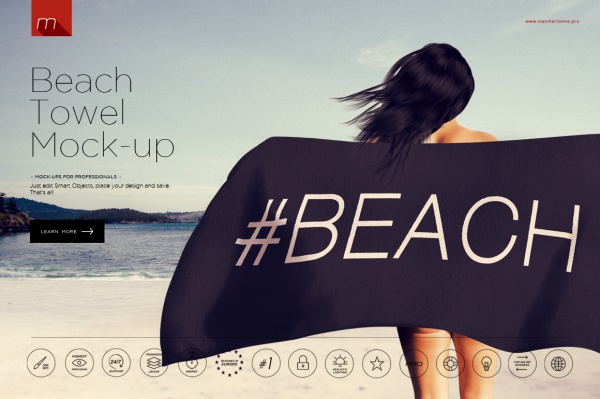 Beach Towel Mock-up