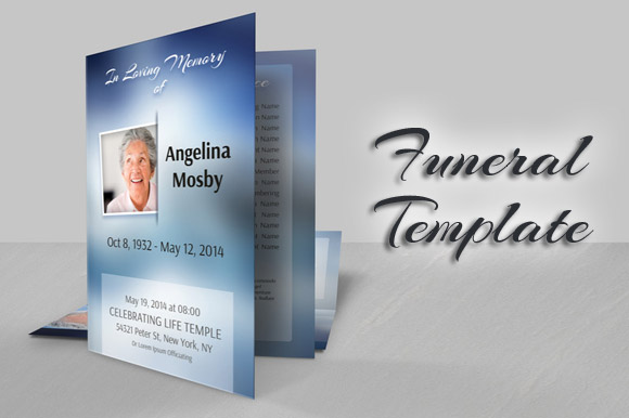 Bi-fold Modern Funeral Template