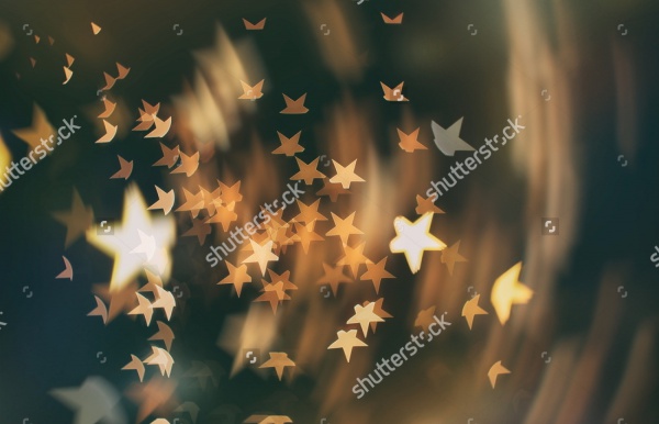 Bokeh Lights and Stars Texture