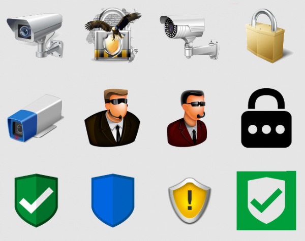 Cool Elegant Security Icons