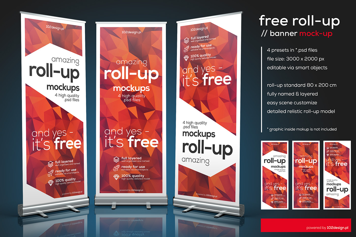 Download Rollup PSD Mock-up