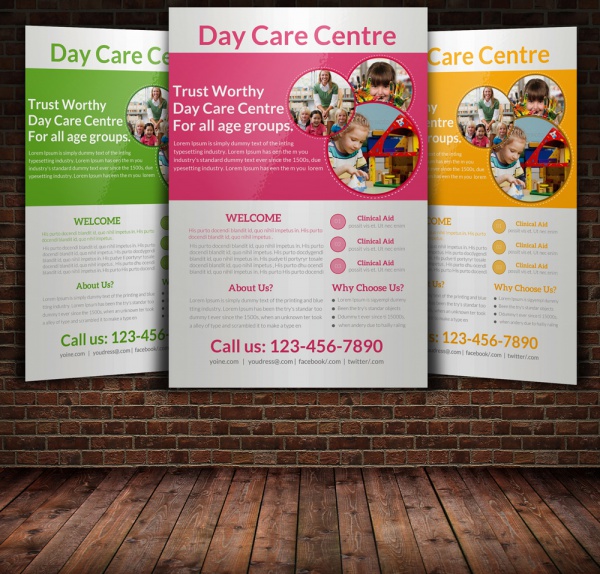 Editable Daycare Flyer
