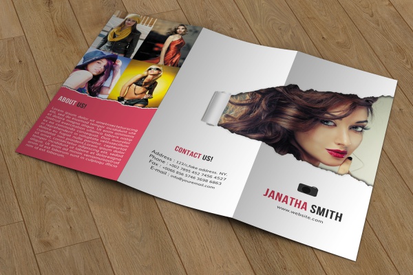 Fashion Photography Tri-fold Brochure