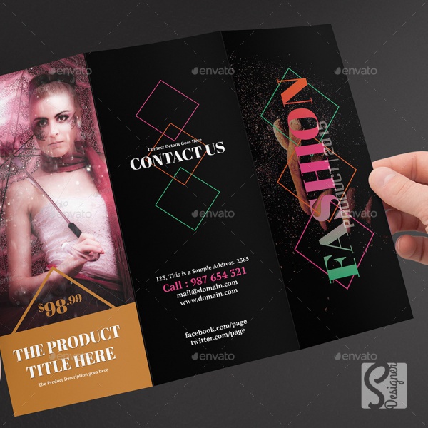 Fashion Product Brochure Design