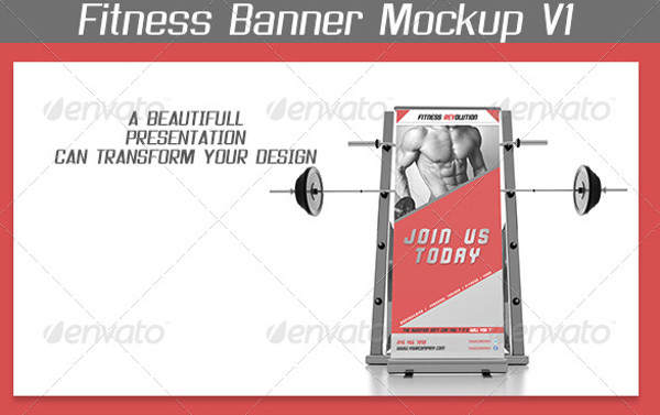Fitness Roll UP Mock-up