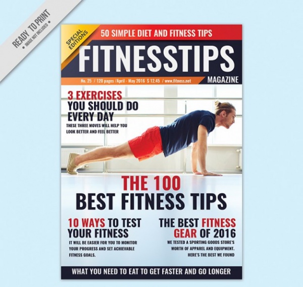 Fitness advice magazine