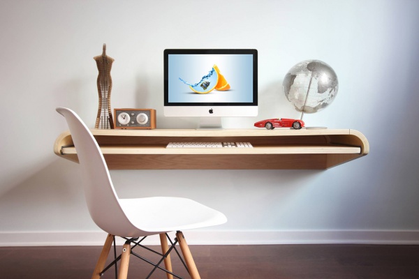 Floating Desk Mockup