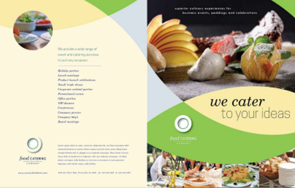 Food Catering Brochure Template