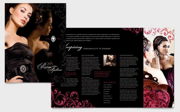 Formal Fashions & Jewelry Boutique Brochure