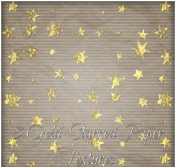 Gold Star Paper Texture