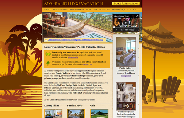 Grand Luxxe Vacation Brochure