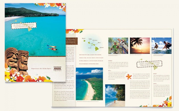 Hawaii Travel Vacation Brochure