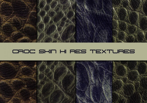 High Res Crocodile Skin Texture