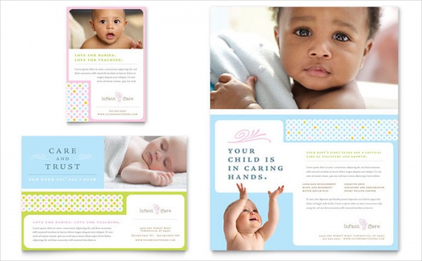 Infant Care & Babysitting Flyer & Ad