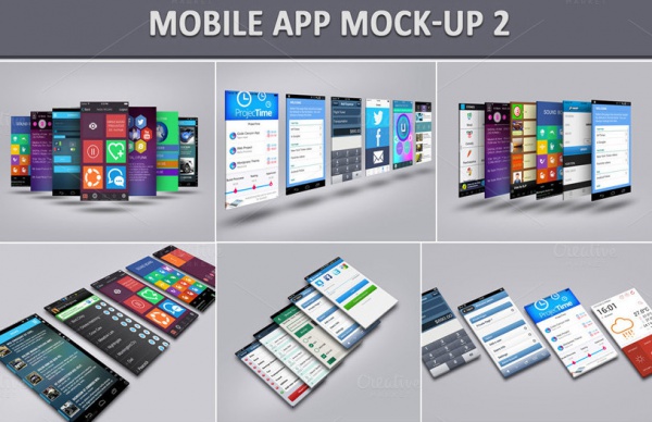 Download FREE 15+ Mobile App Mockups in PSD | InDesign | AI