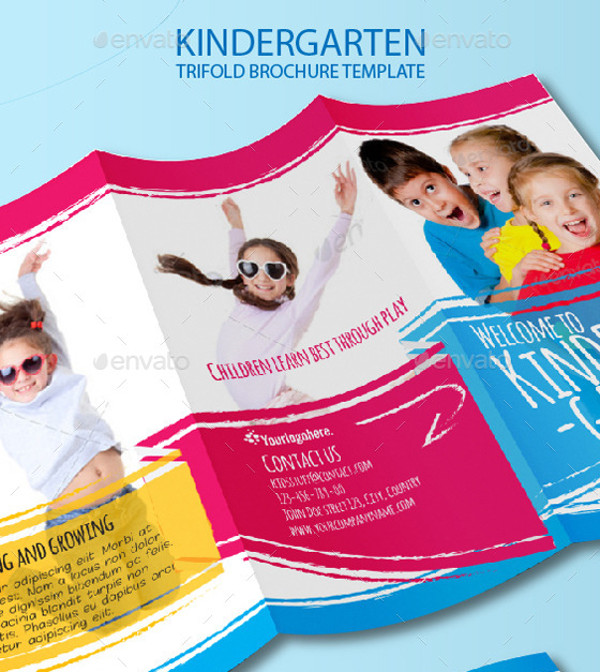 Kindergarten Tri Fold Brochure