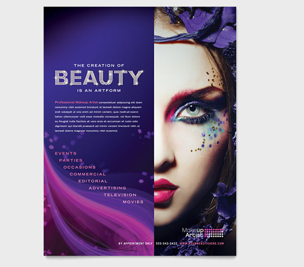 Cosmetic Flyer Templates In Psd