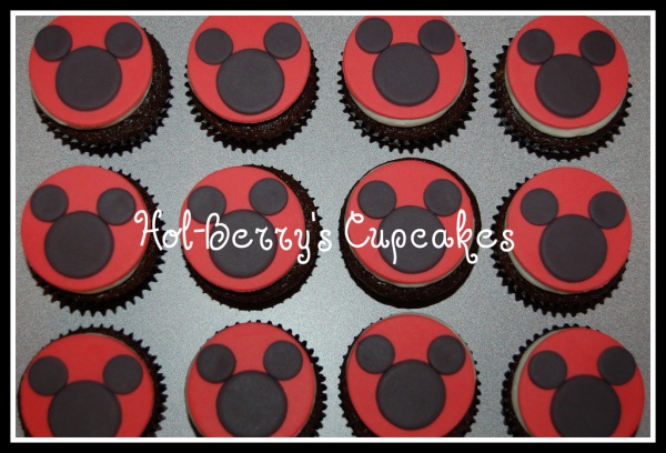 Mickey Mouse Cup Cakes Pattern
