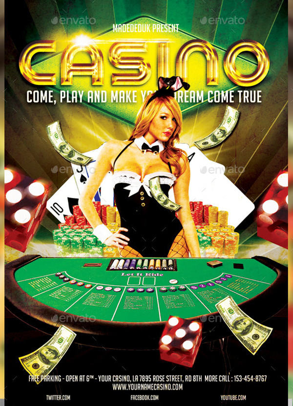 23+ Casino Flyer Templates - PSD, Vector EPS, JPG Download  