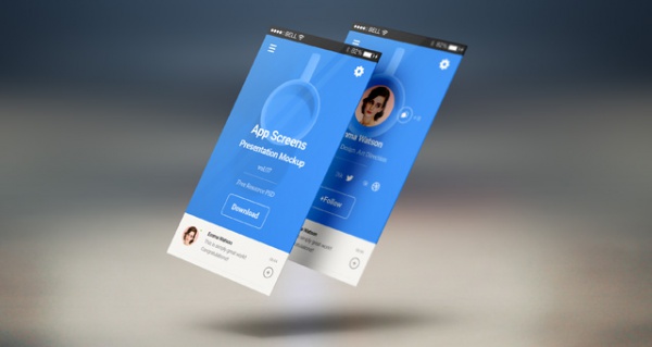 Perspective App Screens Mock-Up