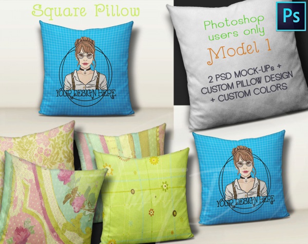 Photoshop Cushion Display Mock-up