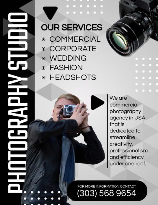 Professional Photography Agency Flyer Template