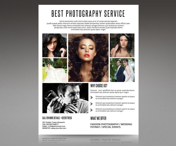 Professional Photography Flyer Template in Word