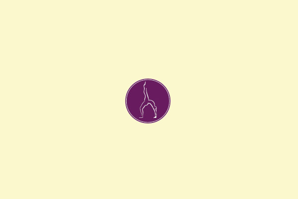 Purple Circled Yoga Logo