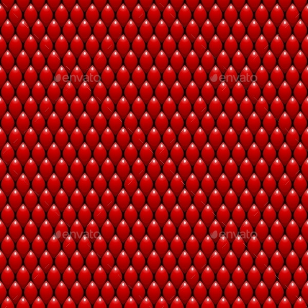 Red Dragon Scales Seamless Texture