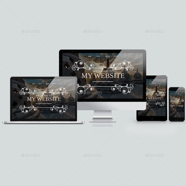 Responsive Website Mock-up Design