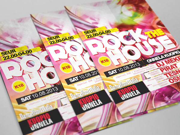 Rock The House -Poster & Flyer