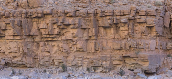 Colored Blocky Cliffs Texture