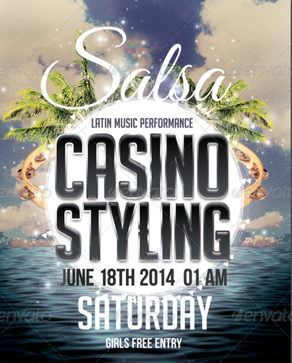 Salsa Casino Flyer Template