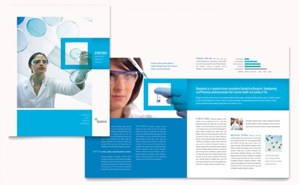 Science & Chemistry Brochure Template