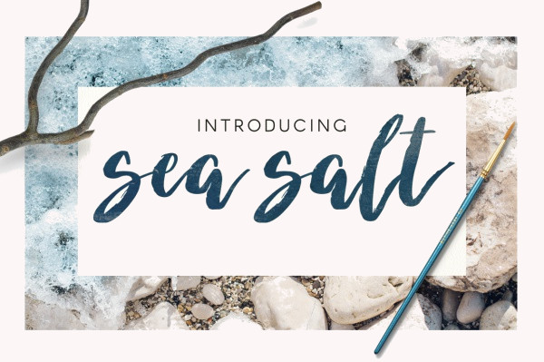 Sea Salt Brush Script Font